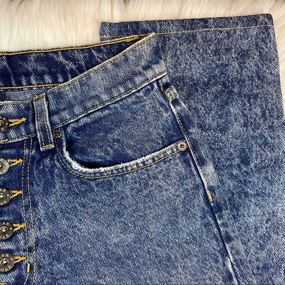 CARMAR High Rise Button Fly Acid Wash Jeans 23 - Picture 8 of 15